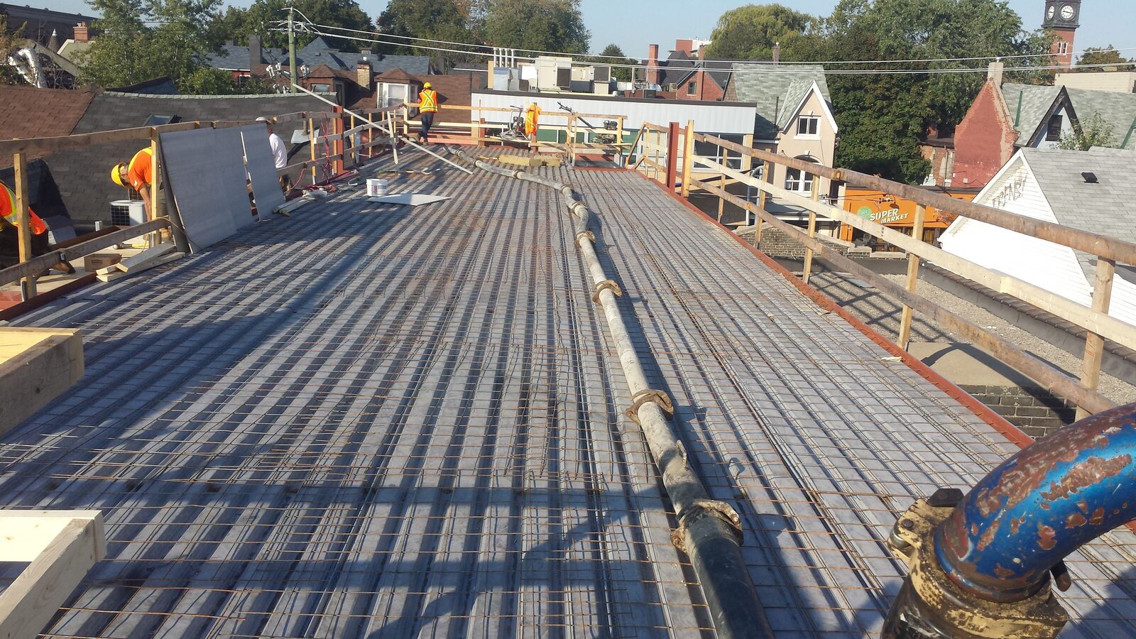 299 Augusta Avenue steel and cold-formed framing, Kensington Market, Toronto