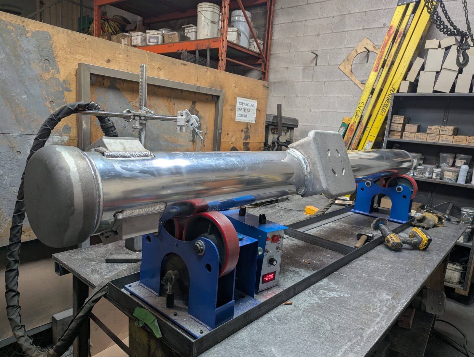 Aluminum conductor pipe buswork welded by Weld Plus