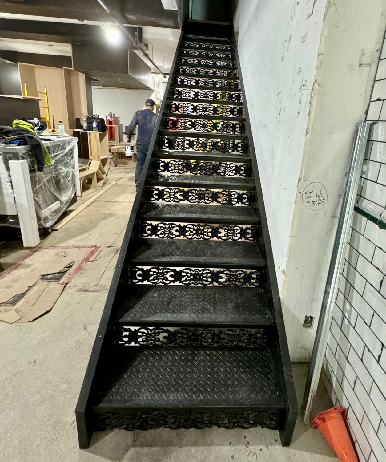 Ornamental steel staircase and balustrade by Weld Plus