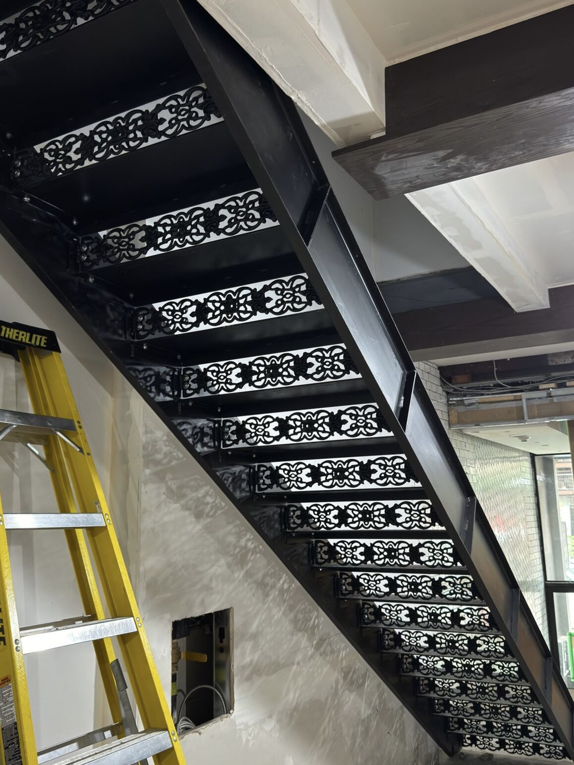 Ornamental steel staircase and balustrade by Weld Plus